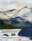 18 - Milford Sound, New Zealand - Watercolour - Barbara Hilton.JPG